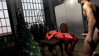 Red Demon Girl Out On A Hunt