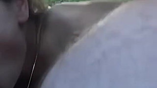 Slut Gets Fucked Hard in Car and Outdoor by Multiple Guys