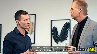 Daddy4k. i fucked with his grandpa to get married! hot sofa porno