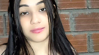 Face of an Indian girl while being fucked from behind
