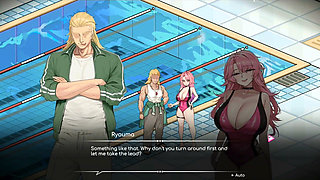 Hentai Game - Minami Hentai Gallery Scene Pool Sex 2 - Lifeguard Holic