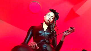 Beat Your Balls and Eat It - Ebony Femdom Goddess Rosie Reed CBT and Cum Eating Instruction Domination POV - Standard Definition