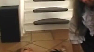 Humiliating candle dripping