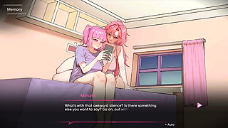 Hentai Game - Minami and Kagura Threesome Hentai Gallery Scene Blowjob and Sex 6 - Lifeguard Holic
