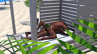 Tacos: Cuckold Husband Watches His Wife Dry Balls Filled with Cum on the Beach Ended with Very Big Cum Explosion - Episode 79