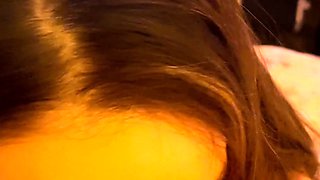 European amateur slut sucks on a big black cock