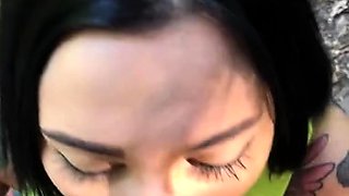 public blowjob brunette doggystyle cumshot Julie Skyhigh