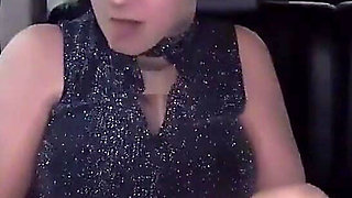 Risky Public Trip in Full Pantyhose Encasement Nylon Doll in the Car