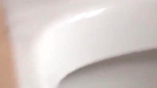 Use your tongue to clean the toilet