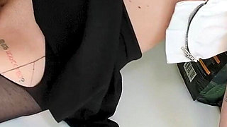 Fucked a Fucking Awesome Cutie in Pantyhose on the Kitchen Table