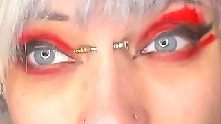Lipstick Fetish JOI Handjob Jerk off Encouragement Taboo Black Lipstick Dirty Talk Glitterqueen1999