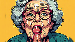Vintage Cartoon Style Facials