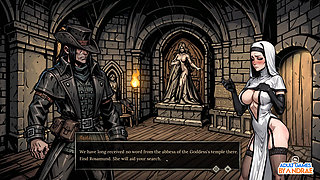 Sexorcism: Lust Confession Gameplay Part 5 - Abbess Roala Boss Fight & Inner Sanctuary Battle