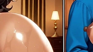 Horny Puerto Rican MILF Receptionist Fucked by Guest - Uncensored Hentai Ia