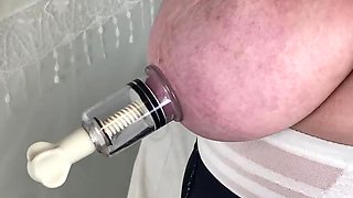 Hot British Granny in Lingerie & Stockings - Sandra's New Panties & Massive Tits