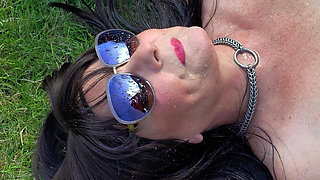 Close-up Mouth Filled with Piss - Ithastopeefun