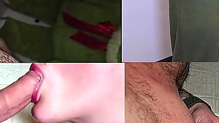 Split Screen Cumshot Compilation - Try Not to Cum Challenge