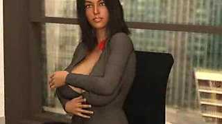 Project hot wife: web cam show in the office-S2E26