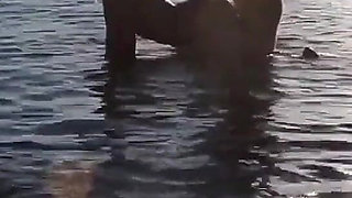 Romantic Sex at a Public Beach