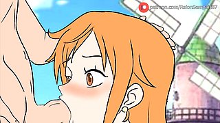 Nami by EroPurgatory Devours Nico Robins Big Cock
