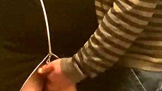 Stranger Old Man Stick His Finger in Her Pussy