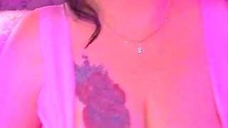 Pink Latex - BBW Deep Throats Her Toys!