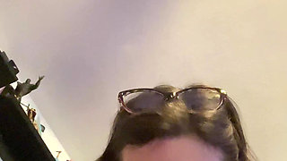 Huge Piss From My Bushy Pussy in My Mate’s Bedroom as the Bathroom Was Occupied!