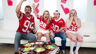 Desirable Eva Nyx and Charlie Forde - doggystyle dirt - Family Strokes