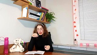 Adria Nite - Flashing In The Library And Cum On Face