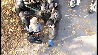 Christina Has Car Trouble and Gets Gangbanged While Waiting for Help - Private Porn Sex Videos