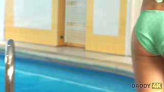 Daddy4k. beauty finally realizes her dream of having porno with bf's older grandpa