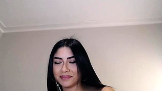 Beautiful brunette with big boobs jerk off instrucions