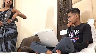 Hotmasterxx fucks maid Tejaswani hardcore - Desi bhabhi sex in doggy style with pussy eating