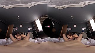 Specializing In ASMR - POV VR with hairy busty Asian Japanese