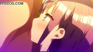 Threesome with my sister, I get sandwiched between two big tits and cum inside them.