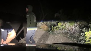 Pulled Over to Fuck Blonde Babe on the Roadside