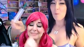 Big assed busty tit fuck and blowjob