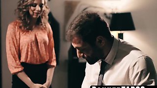 Unholy office chief penetrate with prohibited honey