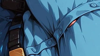 Blue Hair Ai Fanart Police Officer