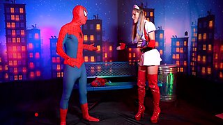 Takes Spidermans Virginity - Parody With Harley Quinn And Bo Tingley