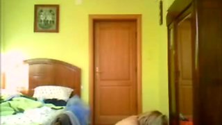 stepmom dresses up in our summer cottage (voyeur)
