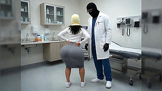 Petite Big Ass Secretary Teasing in Tight Office Outfit
