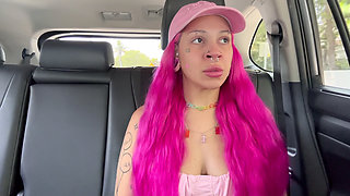Blowing My Nose in the Car POV Digging for Gold Boogers