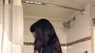 Amateur striptease and Solo masturbation