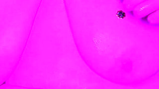 Big Tits Oiled & Stickered