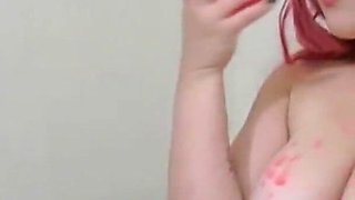 Wax Play in Boobs and Blowjob Full Video