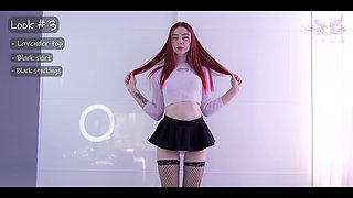Try on Haul Outfits with Cute Mini Skirts