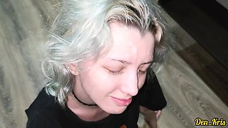 Experience raw youthful passion with a face-focused intimate eruption