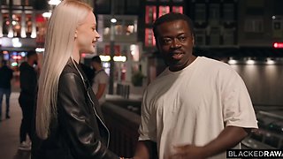 Slim Blonde Beauty Avrora Meey Surrenders Her Tight Slit To Her BF's Massive BBC After Giving a Hot BJ