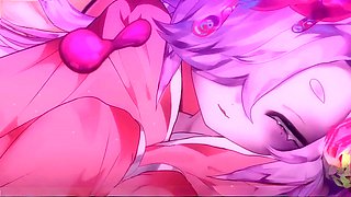 Young-woman, vtuber, suck off